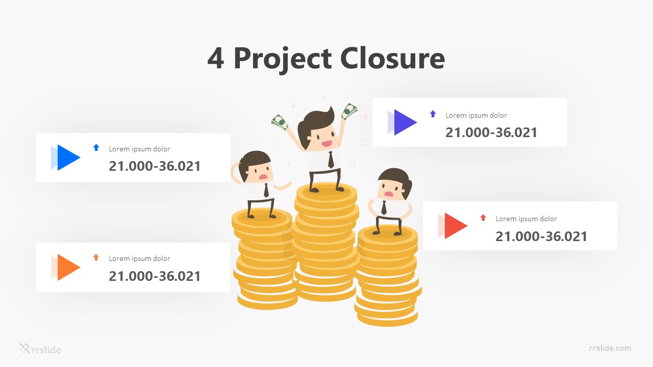 4 Project Closure Infographic Template