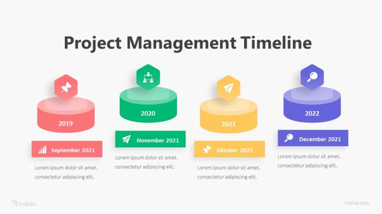 4 Project Management Timeline Infographic Template