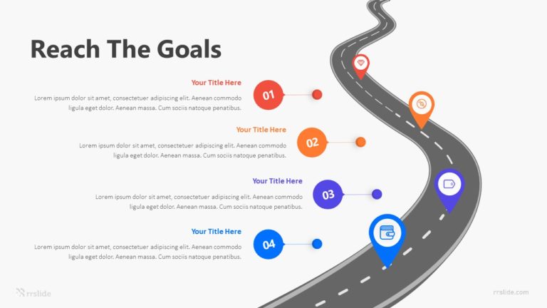 4 Reach The Goals Infographic Template