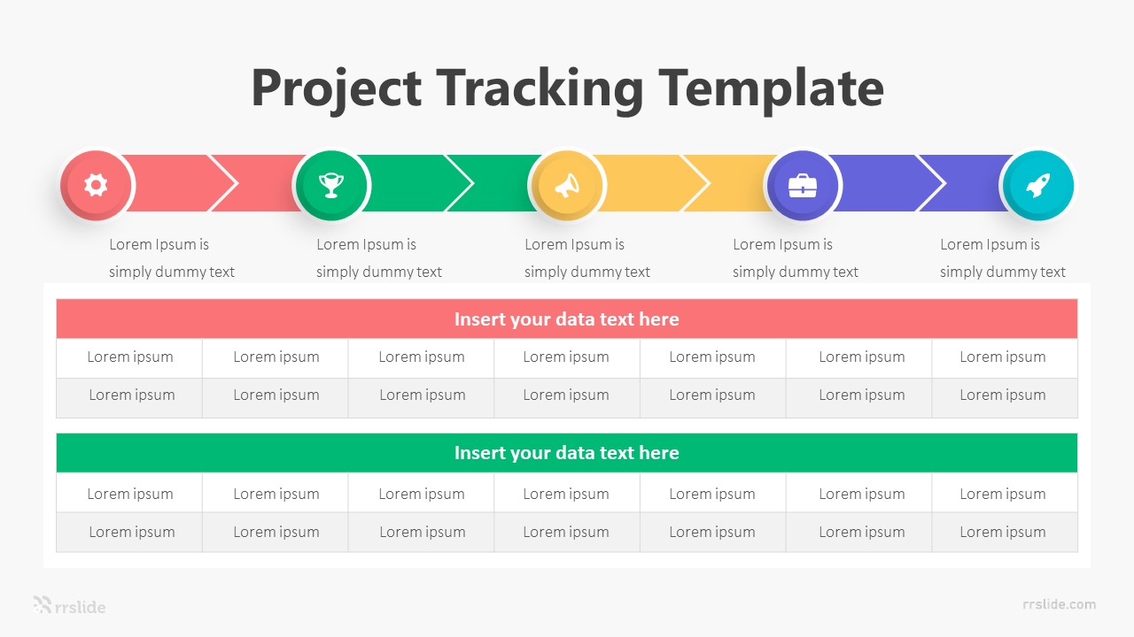 5 Project Tracking Infographic Template