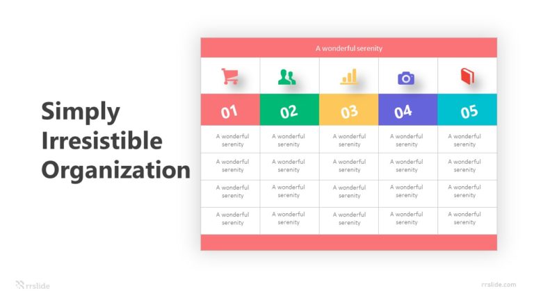 5 Simply Irresistible Organization Infographic Template