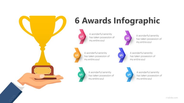 6 Awards Infographic Template