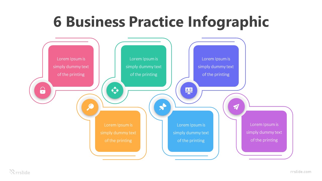 6 Business Practice Infographic Template
