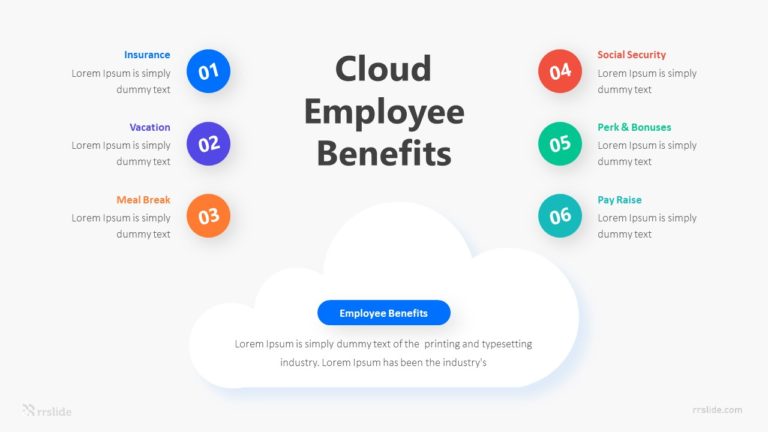 6 Cloud Employee Benefits Infographic Template