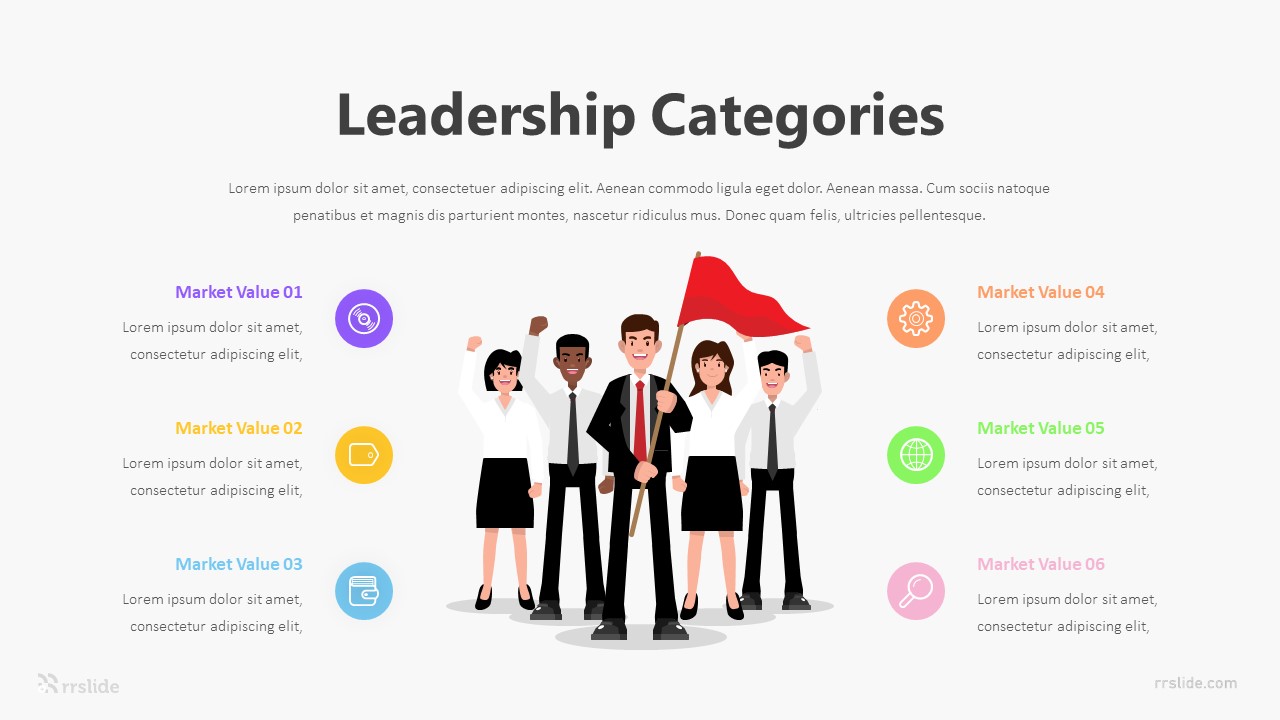 6 Leadership Categories Infographic Template