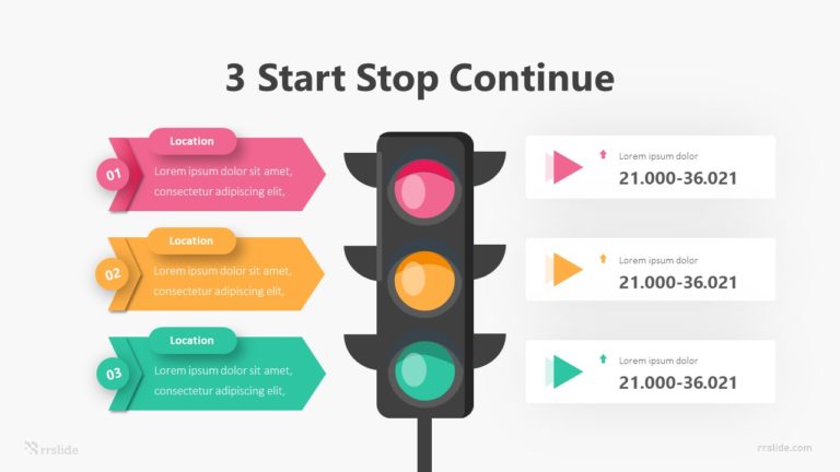 6 Start Stop Continue Infographic Template