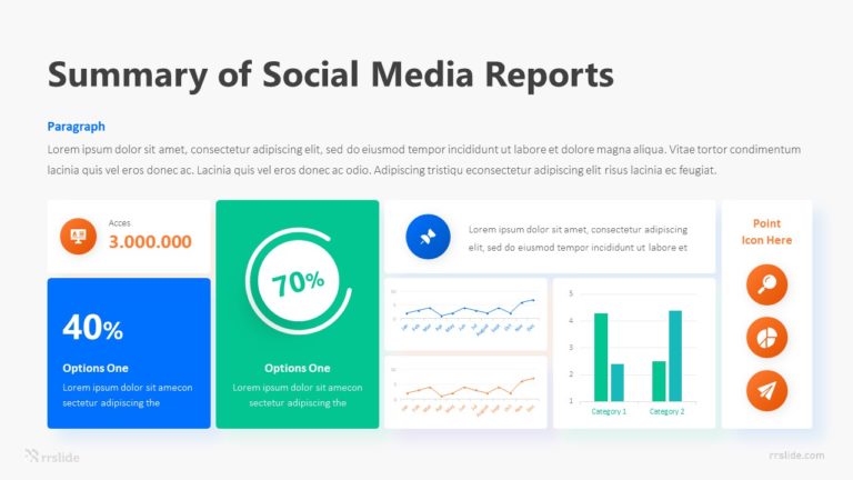 6 Step Summary Of Social Media Reports Infographic Template