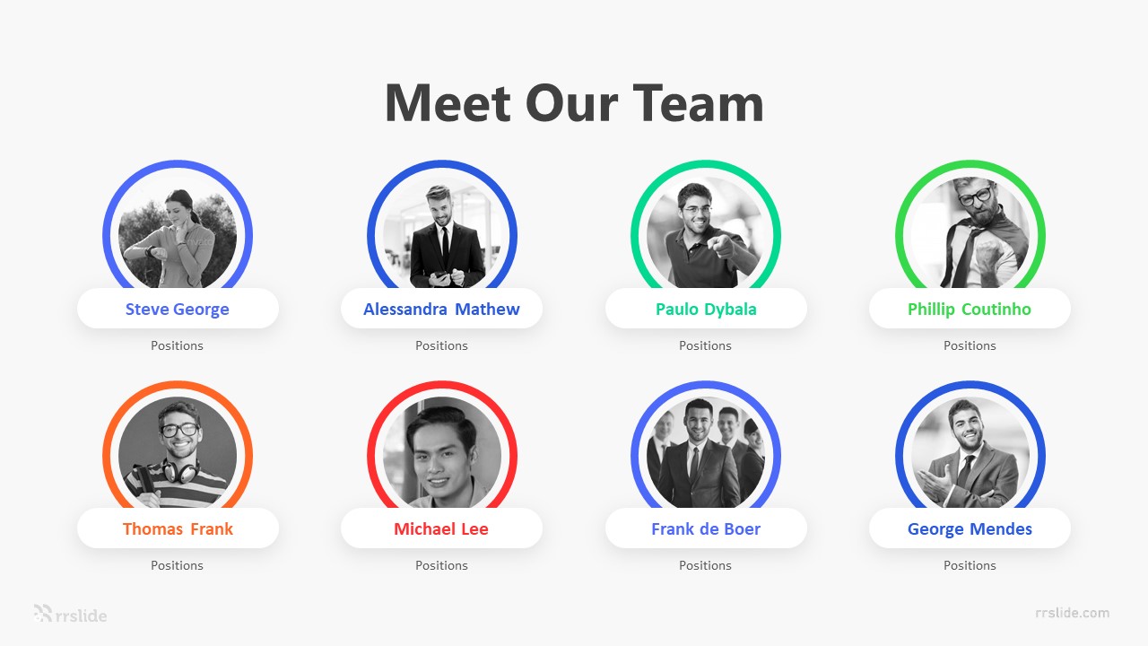 8 Meet Our Team Infographic Template