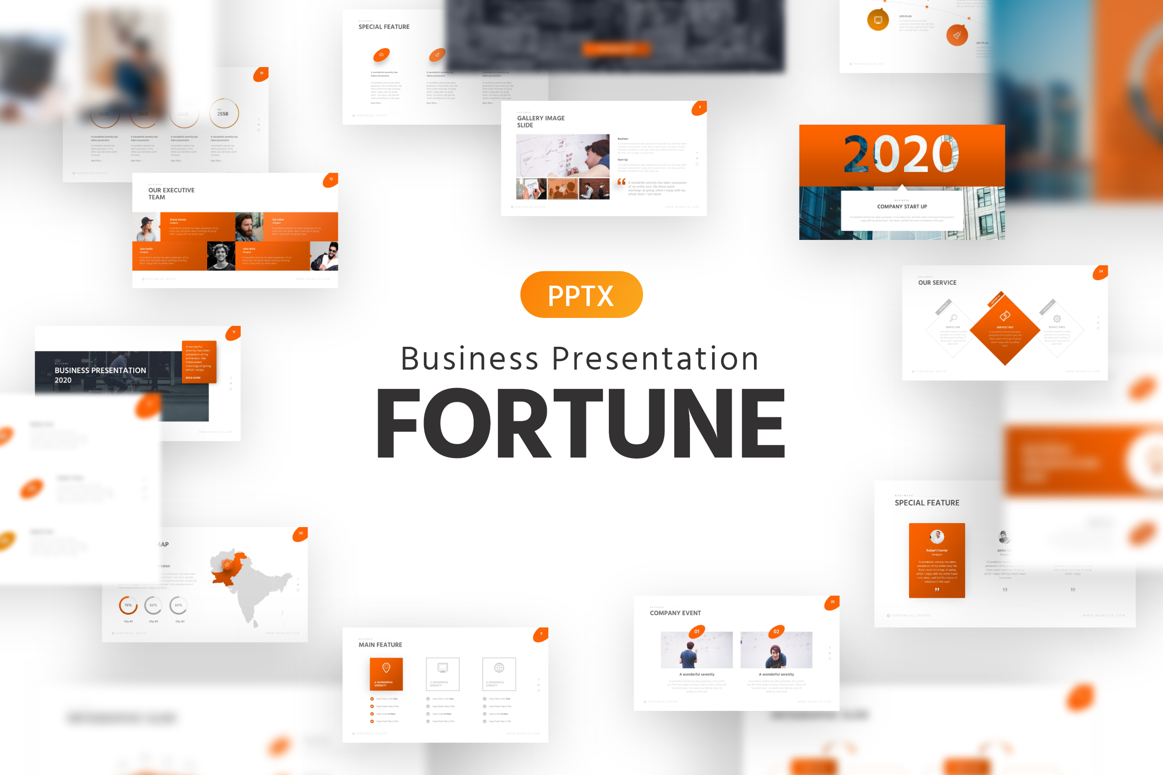 100+ Simple Business PowerPoint Template