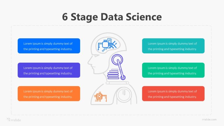 6 Stage Data Science Infographic Template
