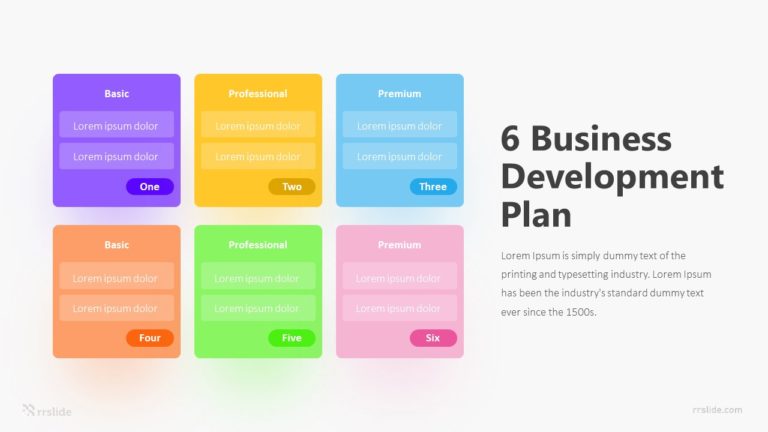 6 Business Development Plan Infographic Template