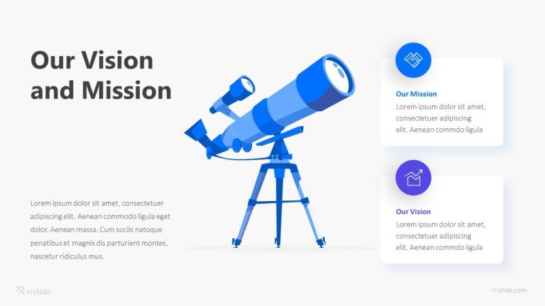 2 Our Vision And Mission Infographic Template