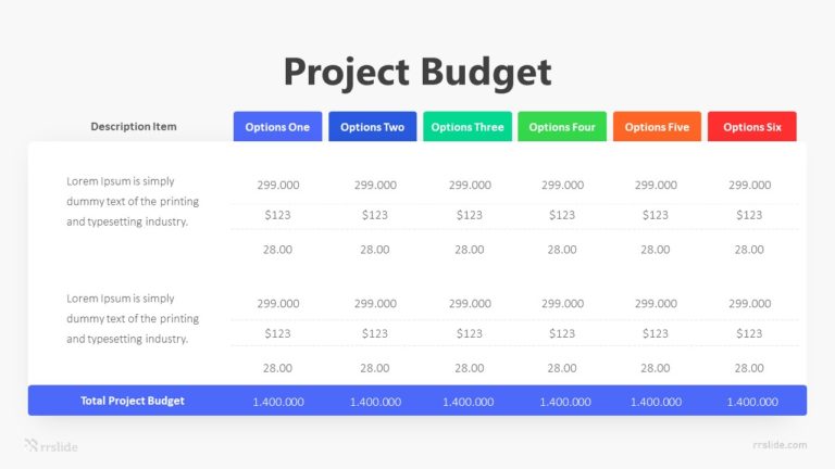 Project Budget Infographic Template
