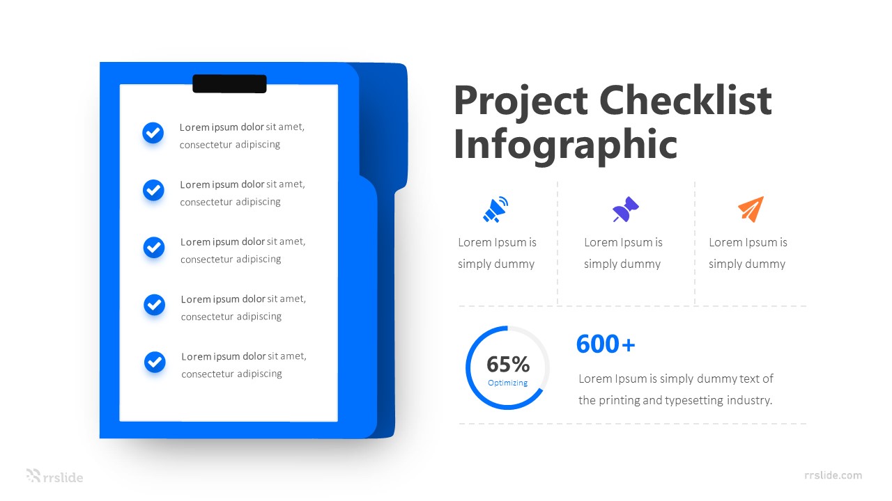 Project Checklist Infographic Template