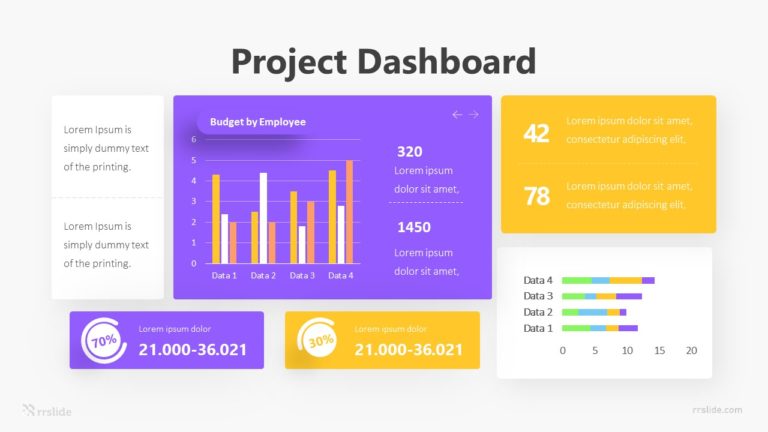 Project Dashboard Infographic Template