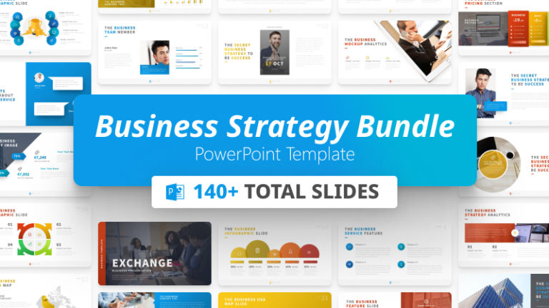140+ Business Strategy PowerPoint Template