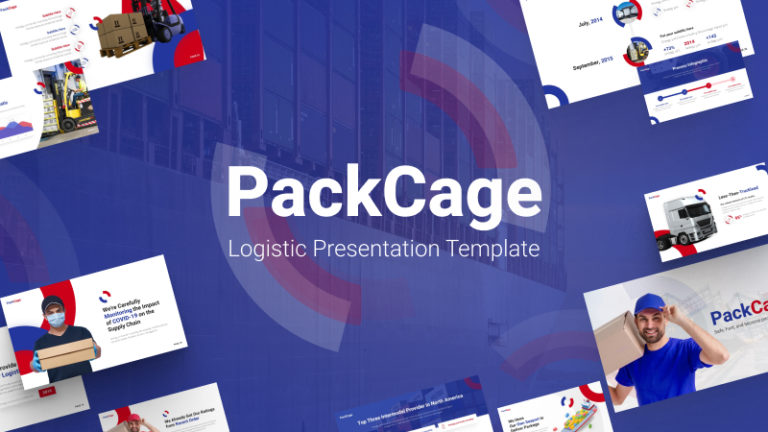 PackCage Logistic PowerPoint Template