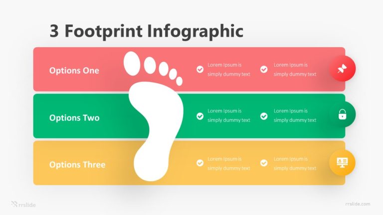 3 Footprint Infographic Template