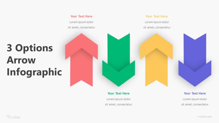 3 Options Arrow Infographic Template