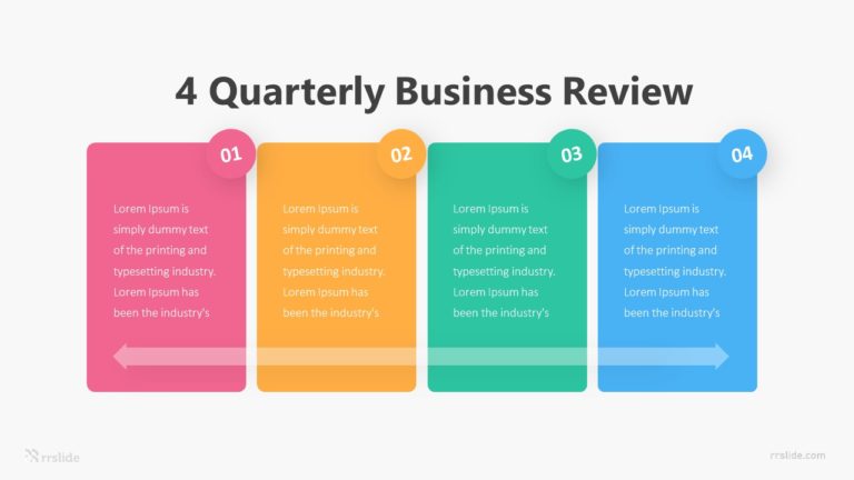 4 Quarterly Business Review Infographic Template