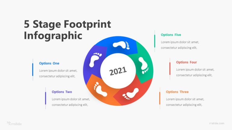 5 Stage Footprint Infographic Template