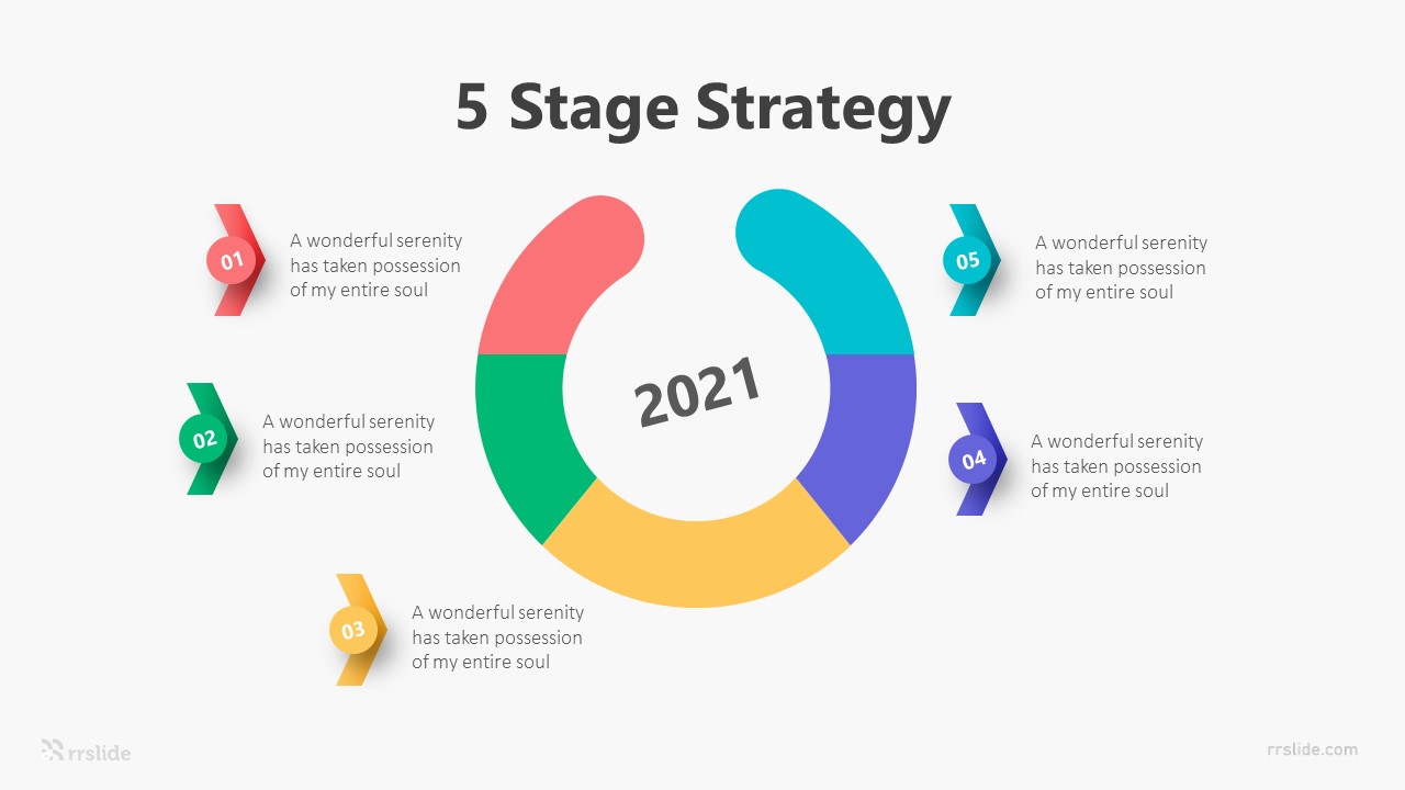 5 Stage Strategy Infographic Template