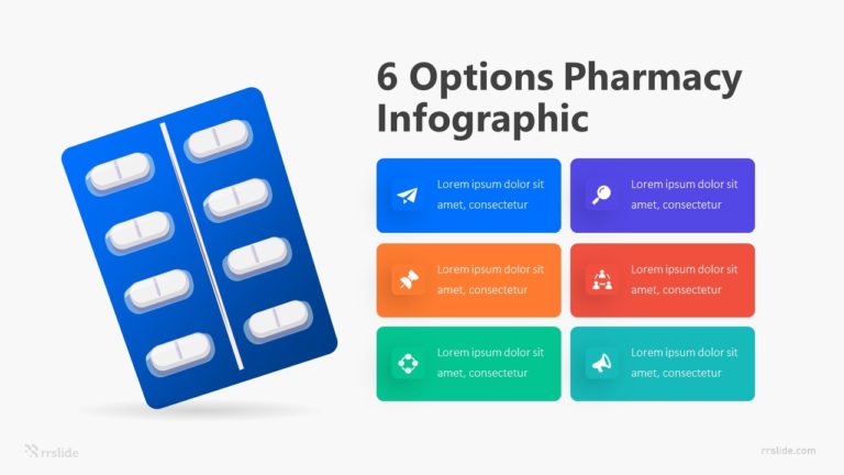 6 Options Pharmacy Infographic Template