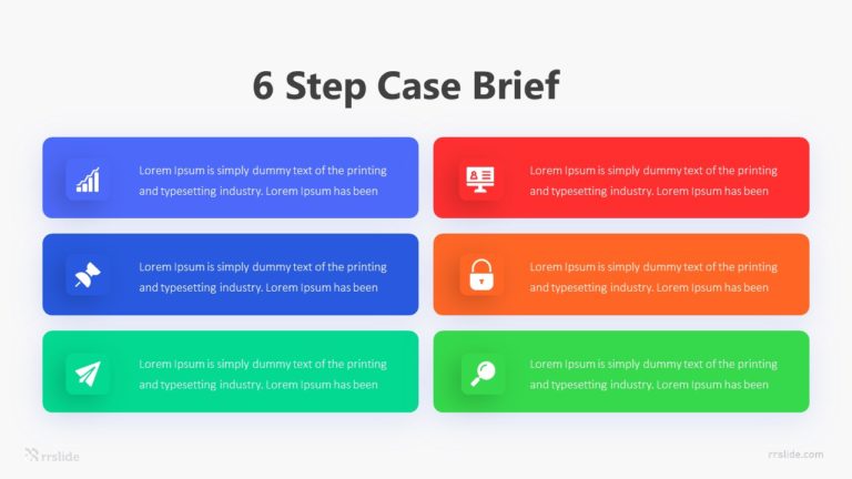 6 Step Case Brief Infographic Template