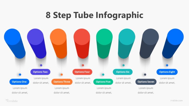 8 Step Tube Infographic Template