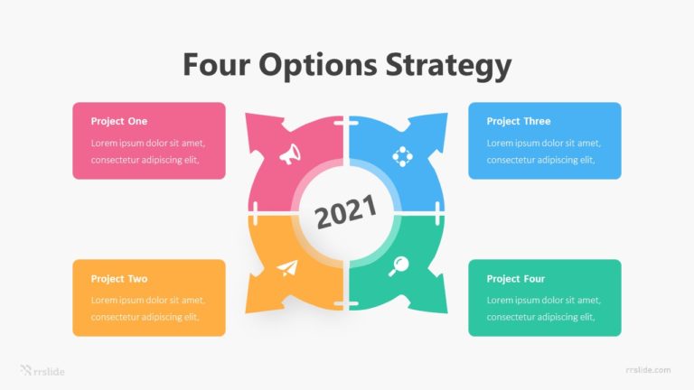 Four Options Strategy Infographic Template