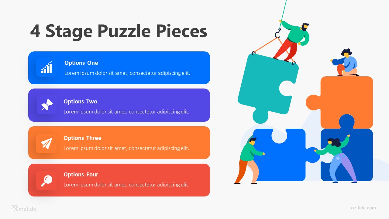 4 puzzle piece template