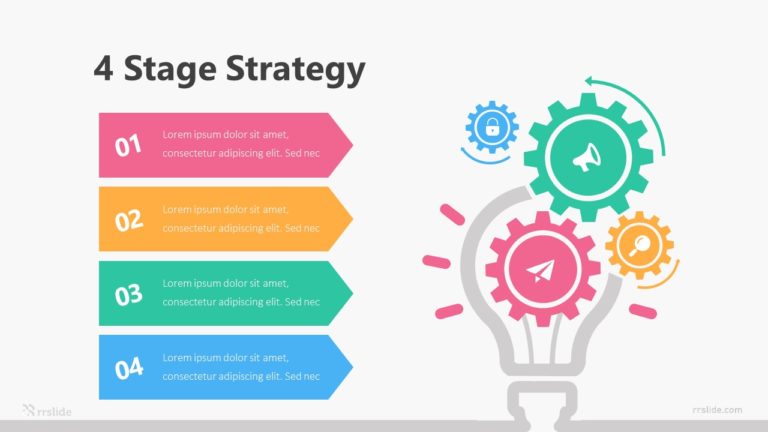 4 Stage Strategy Infographic Template