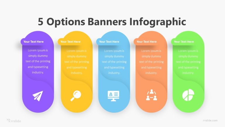 5 Options Banners Infographic Template