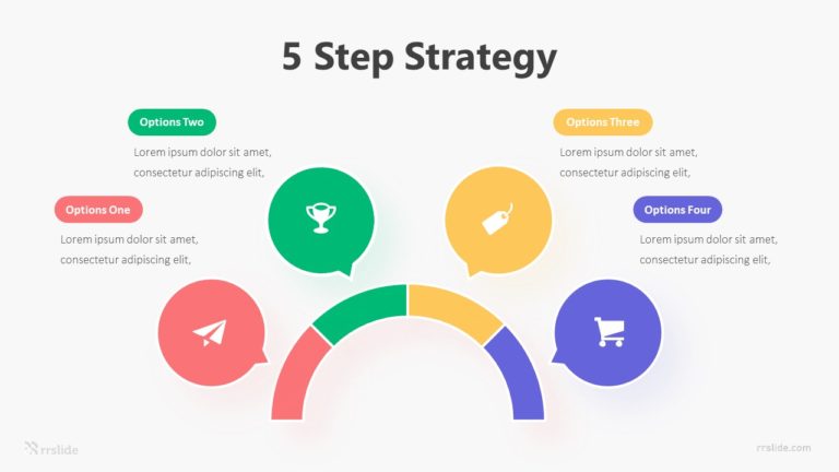 5 Step Strategy Infographic Template