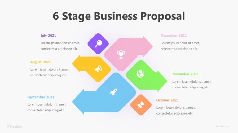 6 Stage Business Proposal Infographic