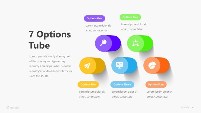 7 Options Tube Infographic Template