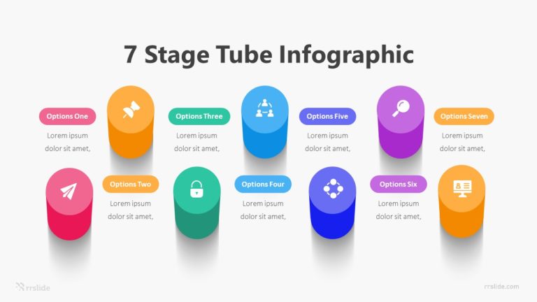 7 Stage Tube Infographic Template