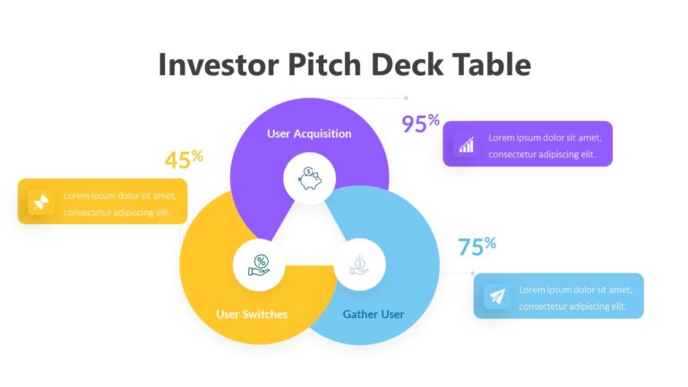 Investor Pitch Deck Table Infographic Template