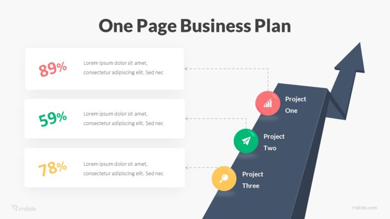 One Page Business Plan Infographic Template