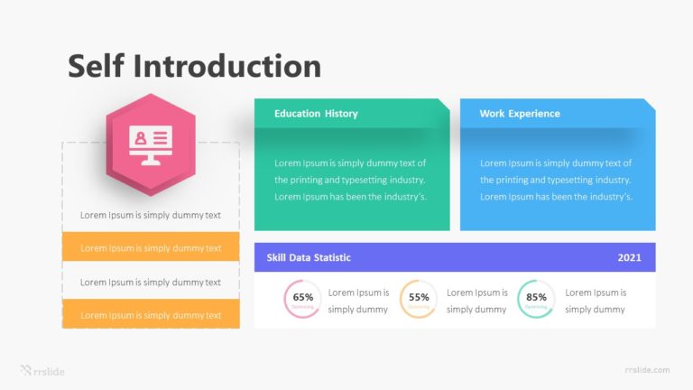 Self Introduction Infographic Template