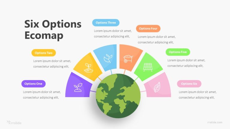 Six Options Ecomap Infographic Template