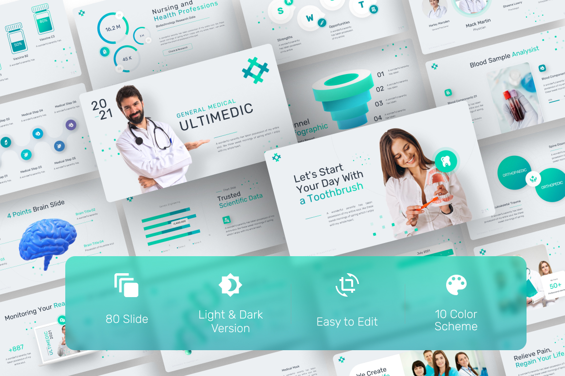 Ultimedic Medical Professional PowerPoint Template