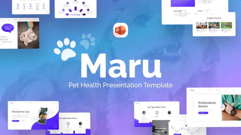 Maru Pet Health PowerPoint Templates