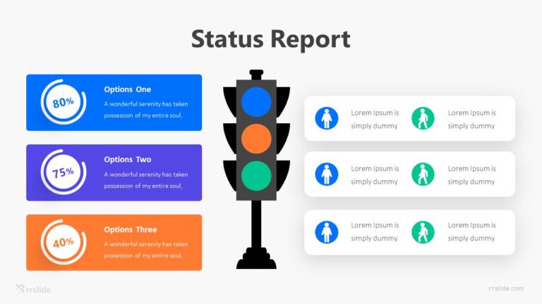 Status Report Infographic Template