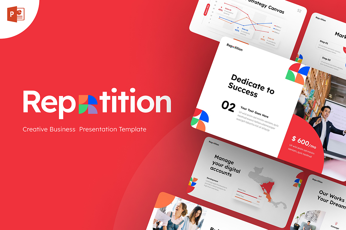 Repetition Business PowerPoint Template