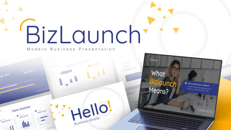 BizLaunch Modern Business PowerPoint Template