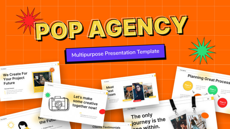 Pop Agency Creative PowerPoint Template