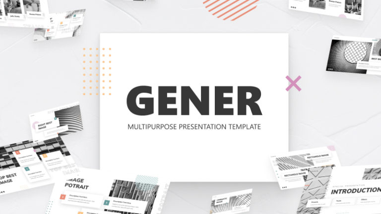 Gener Creative Multipurpose PowerPoint Template