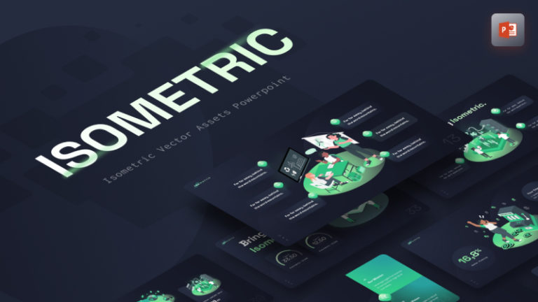 Isometric Vector Asset PowerPoint Template