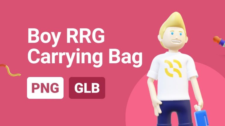 Boy RRG Carrying Bag 3D Assets